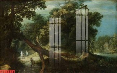 Download file gốc Tranh sơn dầu phương tây tổng hợp STS63881 (in mica) trang trí