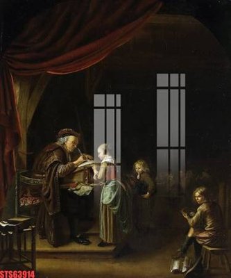 Tải file tranh gốc Tranh sơn dầu phương tây tổng hợp STS63914 chất lượng cao