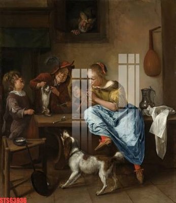 Download file Tranh sơn dầu phương tây tổng hợp STS63936 (chất lượng in ấn)