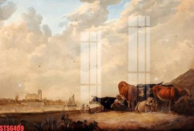 Tải file Tranh sơn dầu phương tây tổng hợp STS6409 (PSD) cho in ấn quảng cáo