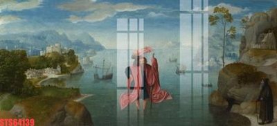 File in lụa Tranh sơn dầu phương tây tổng hợp STS64139 (phong cảnh) Tranh sơn dầu phương tây tổng hợp STS64139