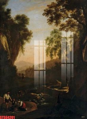 Download file Tranh sơn dầu phương tây tổng hợp STS64201 (chất lượng in ấn)