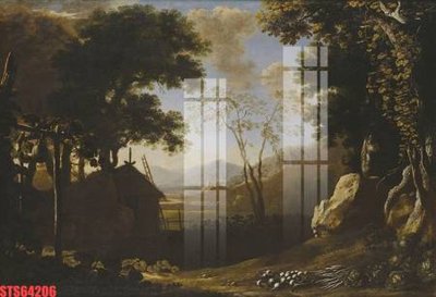 Chi tiết file gốc Tranh sơn dầu phương tây tổng hợp STS64206 (cho in tráng gương)