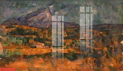 File in trần Tranh sơn dầu phương tây tổng hợp STS64312 (bản gốc) bầu trời