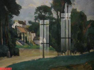 File tranh gốc in trần nhà Tranh sơn dầu phương tây tổng hợp STS64407 3D