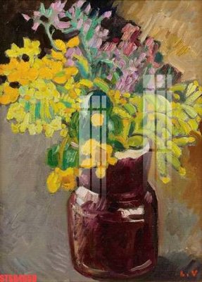 File gốc Tranh sơn dầu phương tây tổng hợp STS64658 (vector) cho in ấn