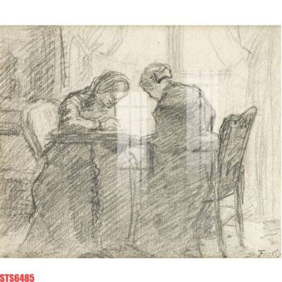 Tải file tranh Tranh sơn dầu phương tây tổng hợp STS6485 (gốc) tại Filetranh.com