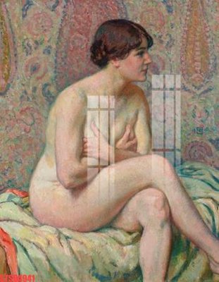 File in lụa Tranh sơn dầu phương tây tổng hợp STS64941 (tân cổ điển) Tranh sơn dầu phương tây tổng hợp STS64941