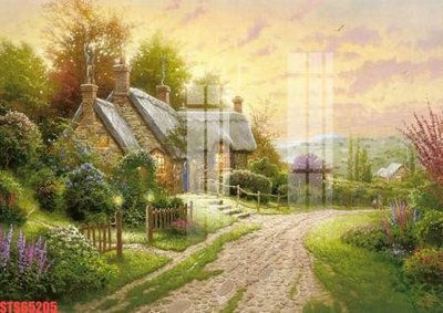 File gốc Tranh sơn dầu phương tây tổng hợp STS65205 (ảnh chi tiết) để in lụa