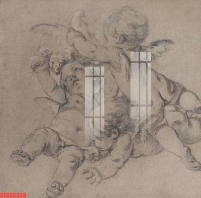 Tải file Tranh sơn dầu phương tây tổng hợp STS65338 (ảnh gốc) file AI/EPS