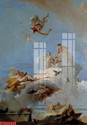 File tranh Tranh sơn dầu phương tây tổng hợp STS65434 (ảnh gốc) in trần xuyên sáng