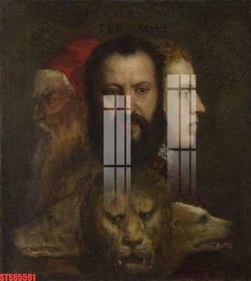 Tải file tranh Tranh sơn dầu phương tây tổng hợp STS65591 (gốc) tại Filetranh.com