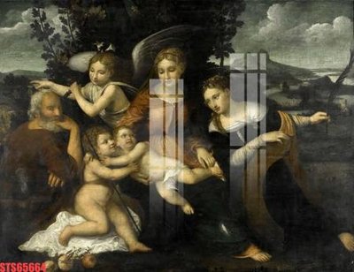 File in ấn chuyên nghiệp Tranh sơn dầu phương tây tổng hợp STS65664 (file gốc)