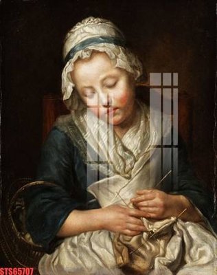 Ảnh gốc file in lụa Tranh sơn dầu phương tây tổng hợp STS65707 chi tiết