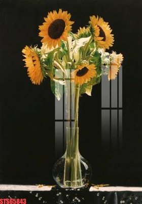 File in trần Tranh sơn dầu phương tây tổng hợp STS65843 (bản gốc) hoa văn