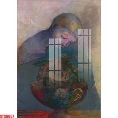 File in ấn Tranh sơn dầu phương tây tổng hợp STS6657 (bản gốc) sắc nét