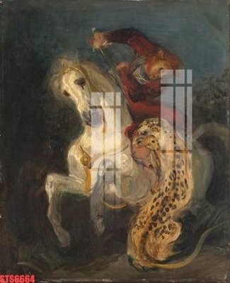 Ảnh gốc Tranh sơn dầu phương tây tổng hợp STS6664 (độ nét cao) in tráng gương