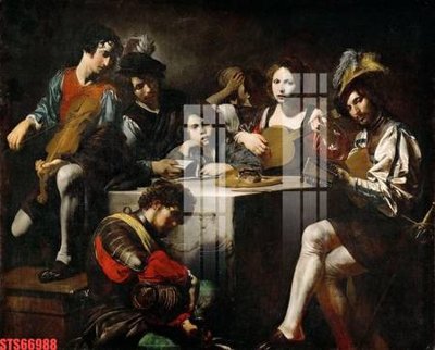 File tranh gốc Tranh sơn dầu phương tây tổng hợp STS66988 (bản quyền) Filetranh.com