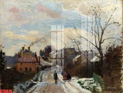 File ảnh Tranh sơn dầu phương tây tổng hợp STS670 (gốc) in decal dán tường