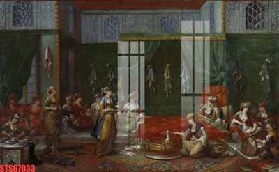 Download file gốc Tranh sơn dầu phương tây tổng hợp STS67033 (in lụa) cao cấp