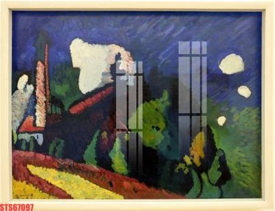 Hình ảnh file gốc in trần nhà Tranh sơn dầu phương tây tổng hợp STS67097