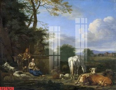 Download file gốc Tranh sơn dầu phương tây tổng hợp STS67126 (in lụa) cao cấp