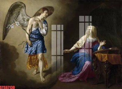 Download file gốc Tranh sơn dầu phương tây tổng hợp STS67130 (in lụa) cao cấp