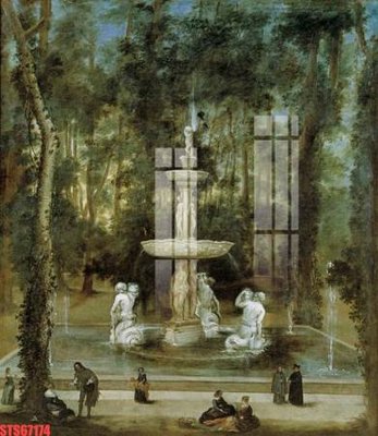 File in trần Tranh sơn dầu phương tây tổng hợp STS67174 (bản gốc) hoa văn