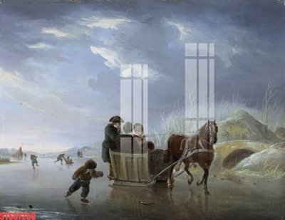 File gốc Tranh sơn dầu phương tây tổng hợp STS67259 (in lụa) tranh mã đáo