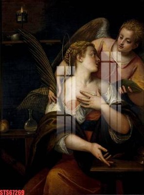 File gốc in mica Tranh sơn dầu phương tây tổng hợp STS67269 chất lượng