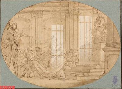 File tranh Tranh sơn dầu phương tây tổng hợp STS67318 (ảnh gốc) in trần xuyên sáng