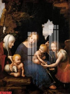 File in ấn Tranh sơn dầu phương tây tổng hợp STS67502 (bản gốc) sắc nét