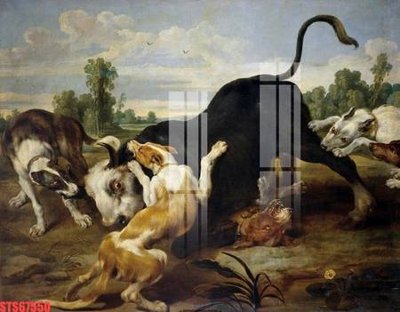 File in trần Tranh sơn dầu phương tây tổng hợp STS67550 (bản gốc) hoa văn