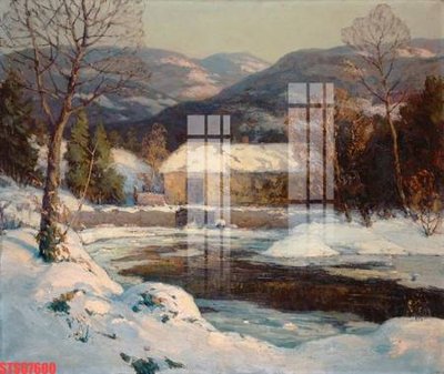 File tranh Tranh sơn dầu phương tây tổng hợp STS67600 (ảnh gốc) không bị mờ