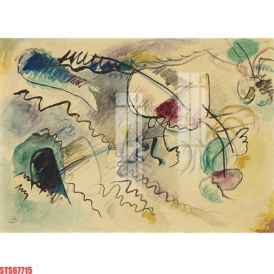 File tranh Tranh sơn dầu phương tây tổng hợp STS67715 (bản gốc) treo quán cafe