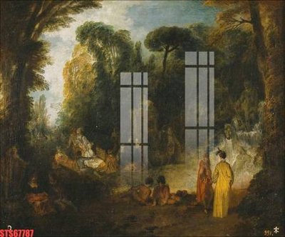 Download file gốc Tranh sơn dầu phương tây tổng hợp STS67787 (in mica) 3D