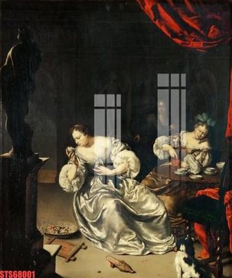 Tải file Tranh sơn dầu phương tây tổng hợp STS68001 (ảnh gốc) in gạch 3D