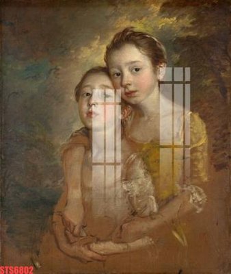 File ảnh Tranh sơn dầu phương tây tổng hợp STS6802 (gốc) in PP, decal