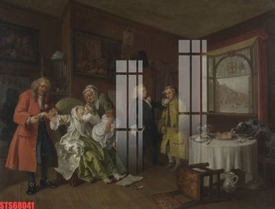 File PSD Tranh sơn dầu phương tây tổng hợp STS68041 (bản gốc) đã tách nền