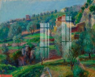 Tải file Tranh sơn dầu phương tây tổng hợp STS68054 (gốc) làm file in ấn