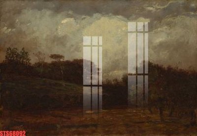 Ảnh gốc file in lụa Tranh sơn dầu phương tây tổng hợp STS68092 chi tiết