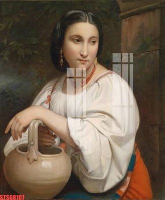 File ảnh Tranh sơn dầu phương tây tổng hợp STS68107 (gốc) trang trí khách sạn