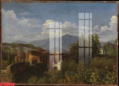 Download file Tranh sơn dầu phương tây tổng hợp STS6840 (gốc) in mica ốp bếp