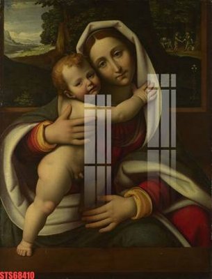 File gốc Tranh sơn dầu phương tây tổng hợp STS68410 (in lụa) tranh thuận buồm