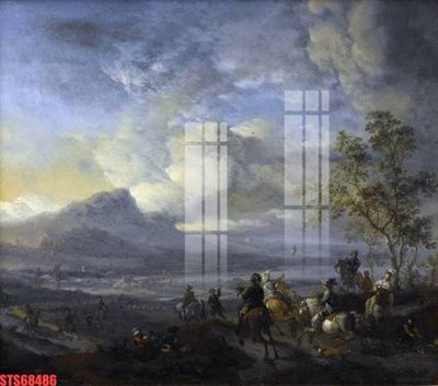 File PSD Tranh sơn dầu phương tây tổng hợp STS68486 (nguyên gốc) chất lượng cao