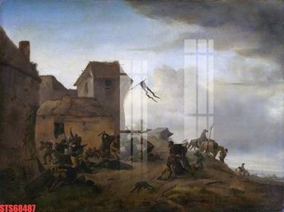 File in ấn Tranh sơn dầu phương tây tổng hợp STS68487 (bản gốc) sắc nét