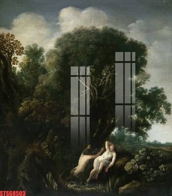 File tranh PSD Tranh sơn dầu phương tây tổng hợp STS68503 chất lượng cao