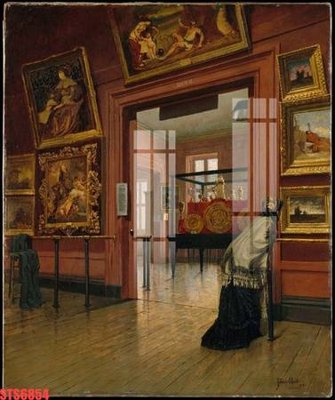 Hình ảnh file gốc Tranh sơn dầu phương tây tổng hợp STS6854 cho in UV