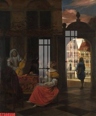 Chi tiết file gốc Tranh sơn dầu phương tây tổng hợp STS68550 (cho in tráng gương)