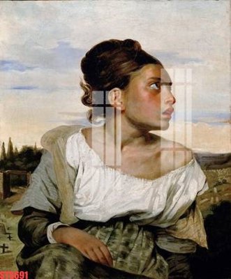 File gốc Tranh sơn dầu phương tây tổng hợp STS691 (in lụa) tranh phong thủy